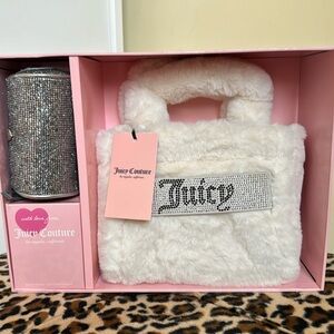 Juicy Couture Mini tote & barrel coin purse set